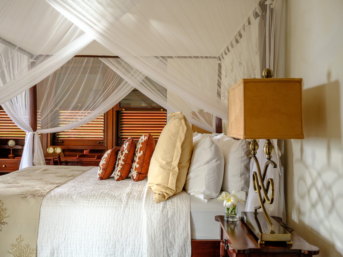 Beach House, a bedroom