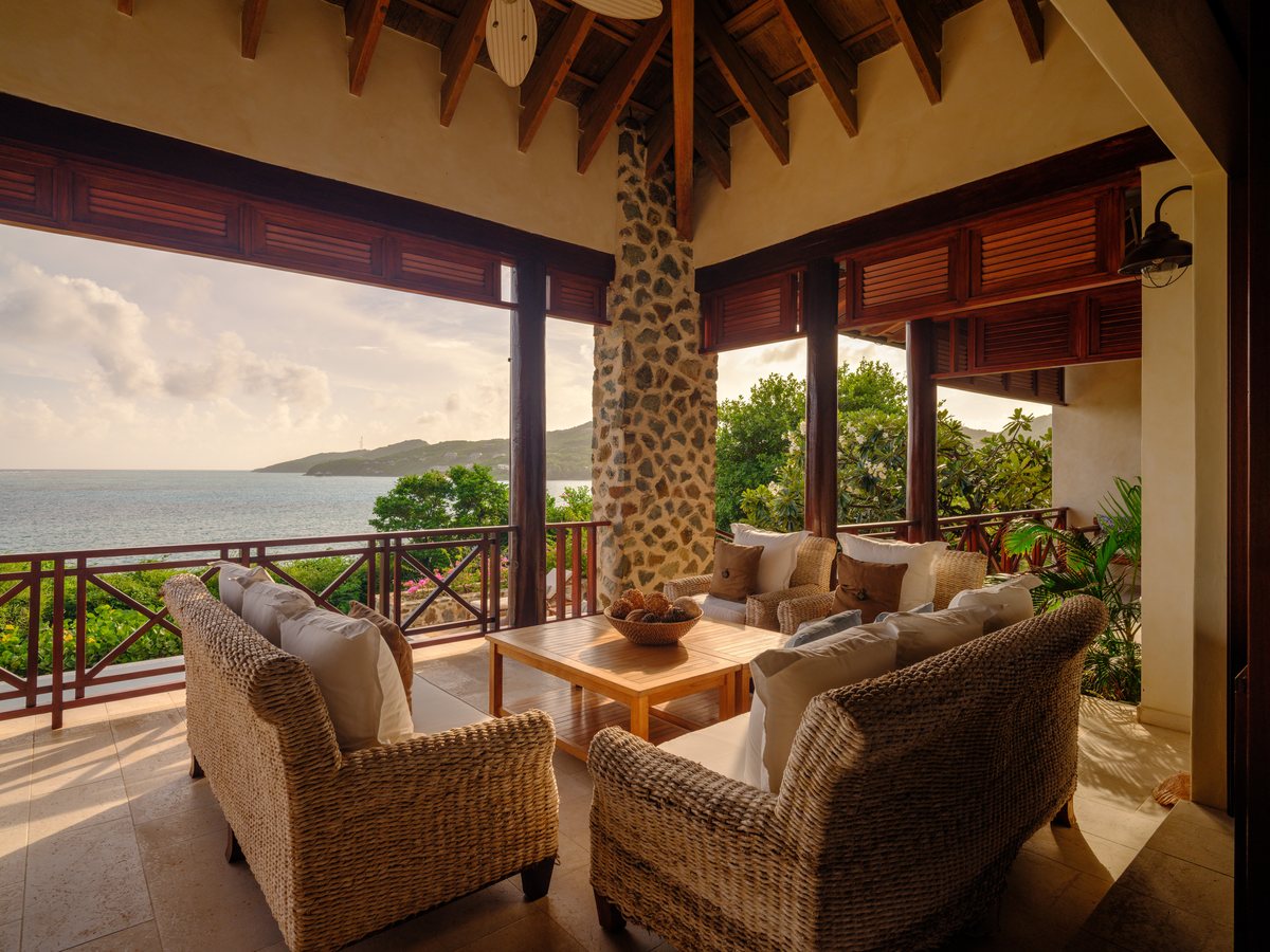Beach House, the terrace sitting room