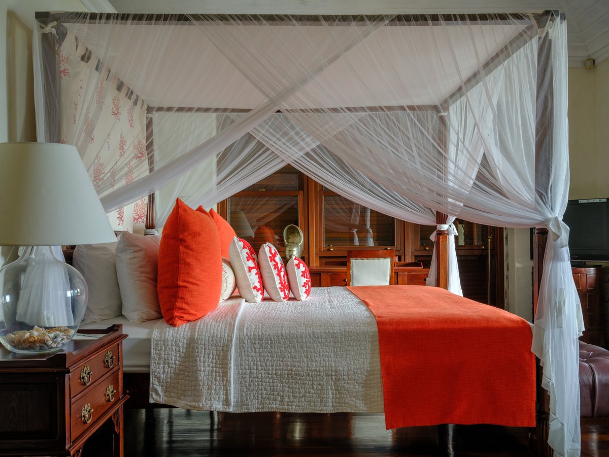 Beach House, a bedroom