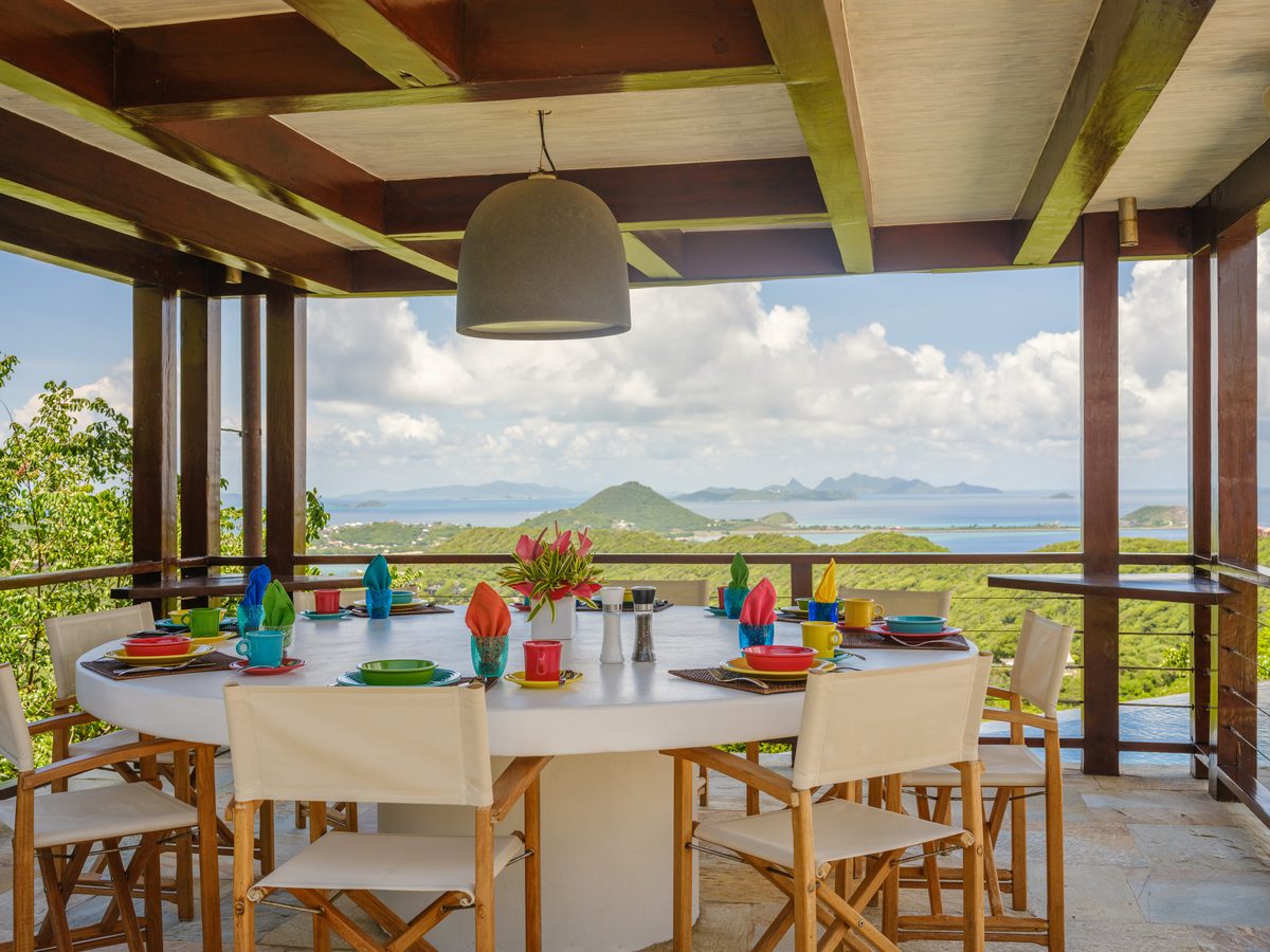 Il Sogno, the pool and the view