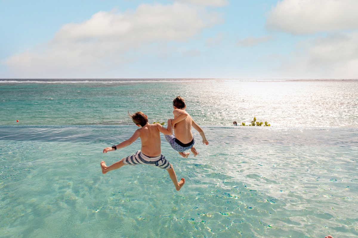 Into the sea