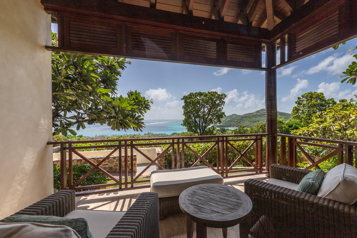 Maison Tranquille, the veranda
