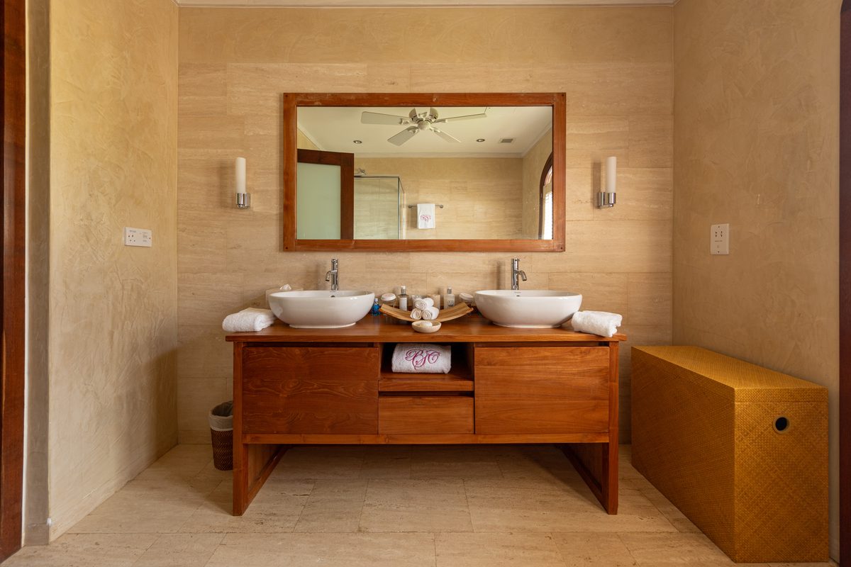 Silver Turtle, a bathroom