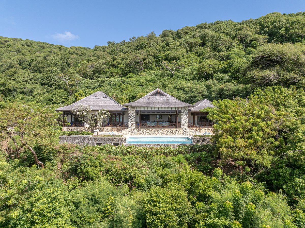Villa Ritz, the villa among the trees