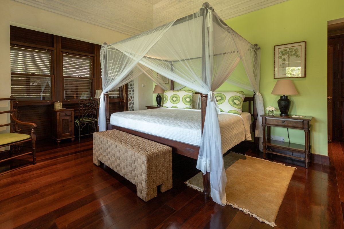 Villa Ritz, a bedroom