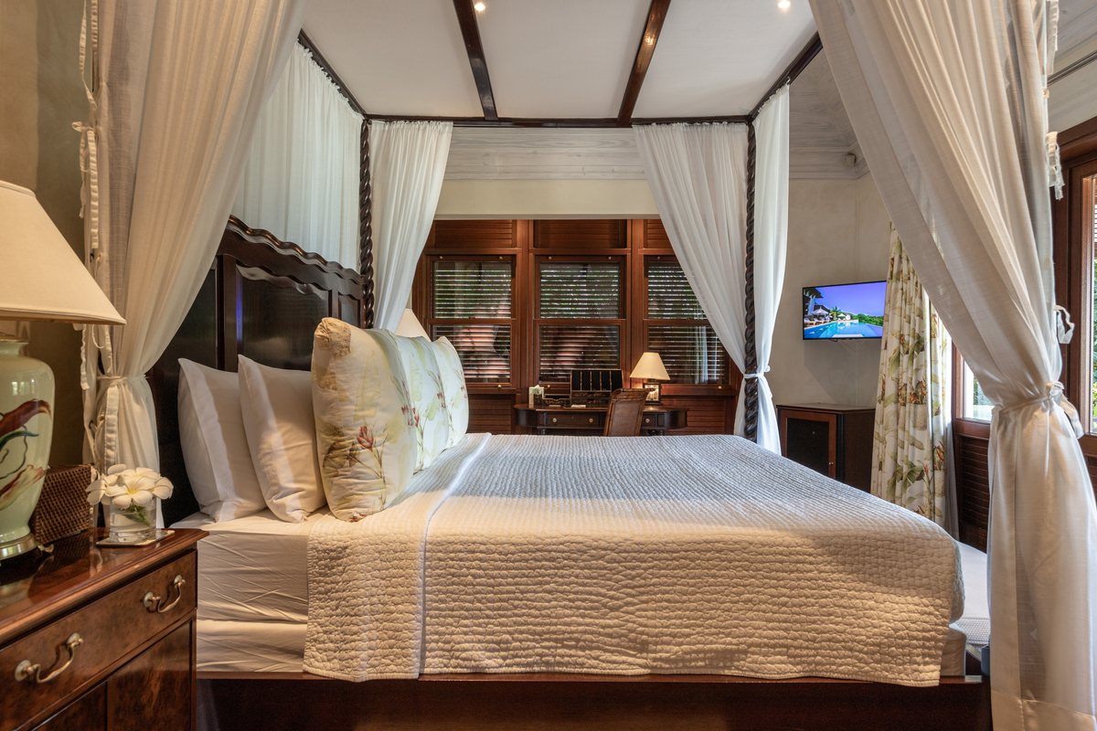 Villa Ritz, a bedroom